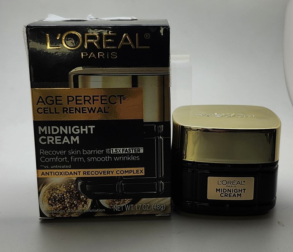 L'Oreal Paris Age Perfect Cell Renewal Midnight Cream + Antioxidant NEW